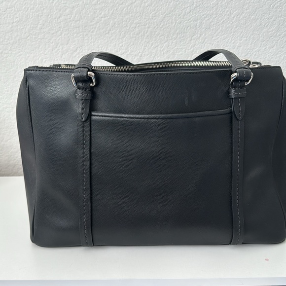 Black Leather Coach Purse - Picture 2 of 3